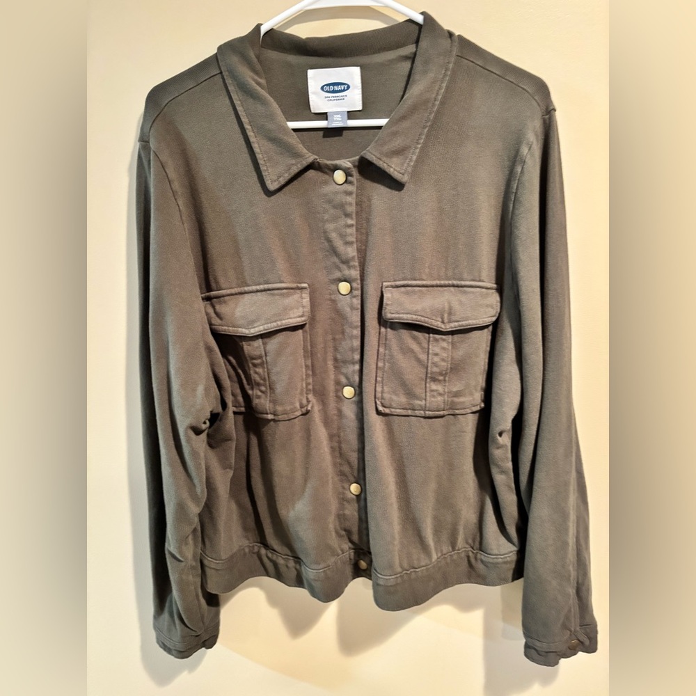 Old Navy Women's Tan Utility Jacket
